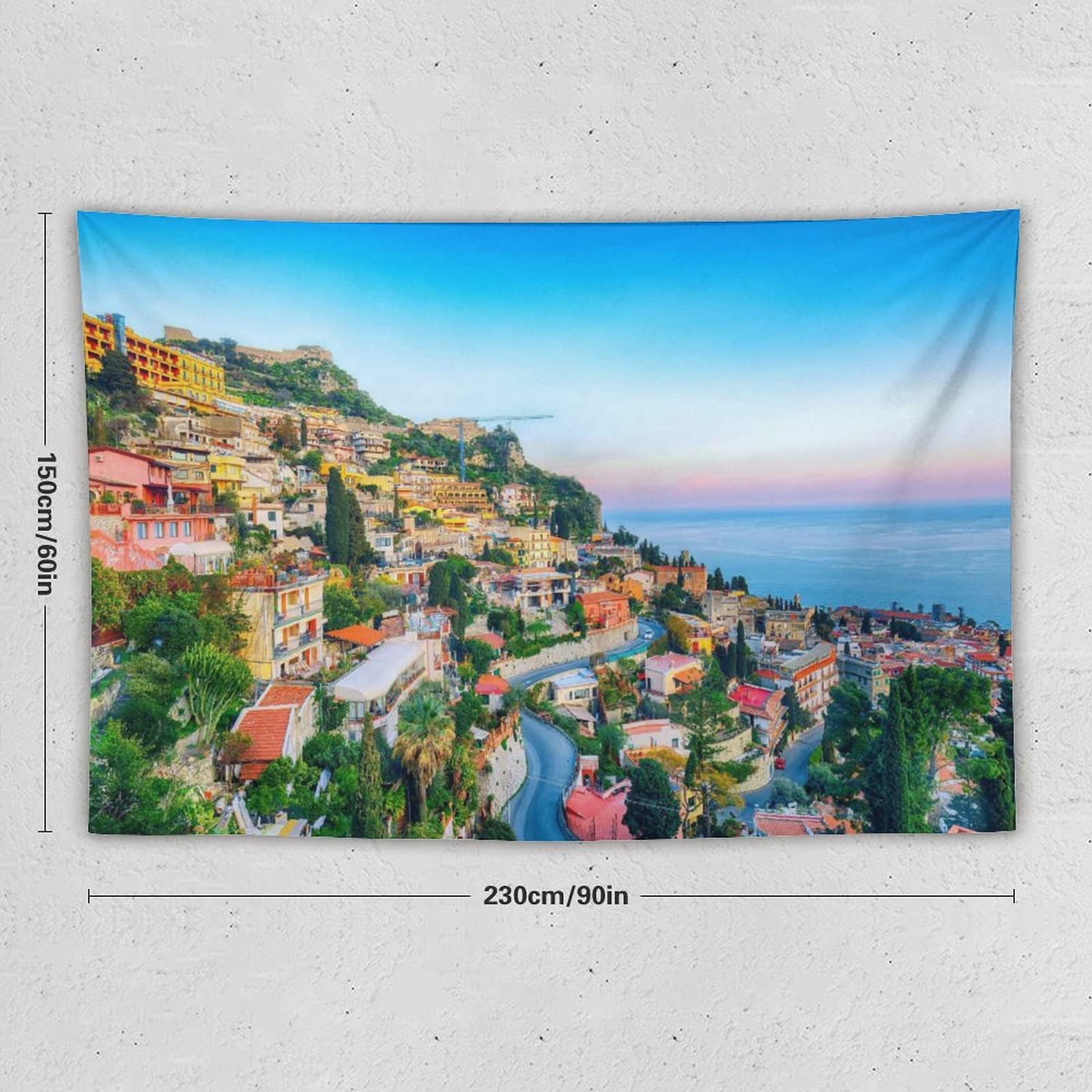 Amazon.com: Landscape Tapestry Giardini-Naxos Bay, Ionian Sea